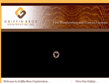 Tablet Screenshot of griffinbrosconstruction.com